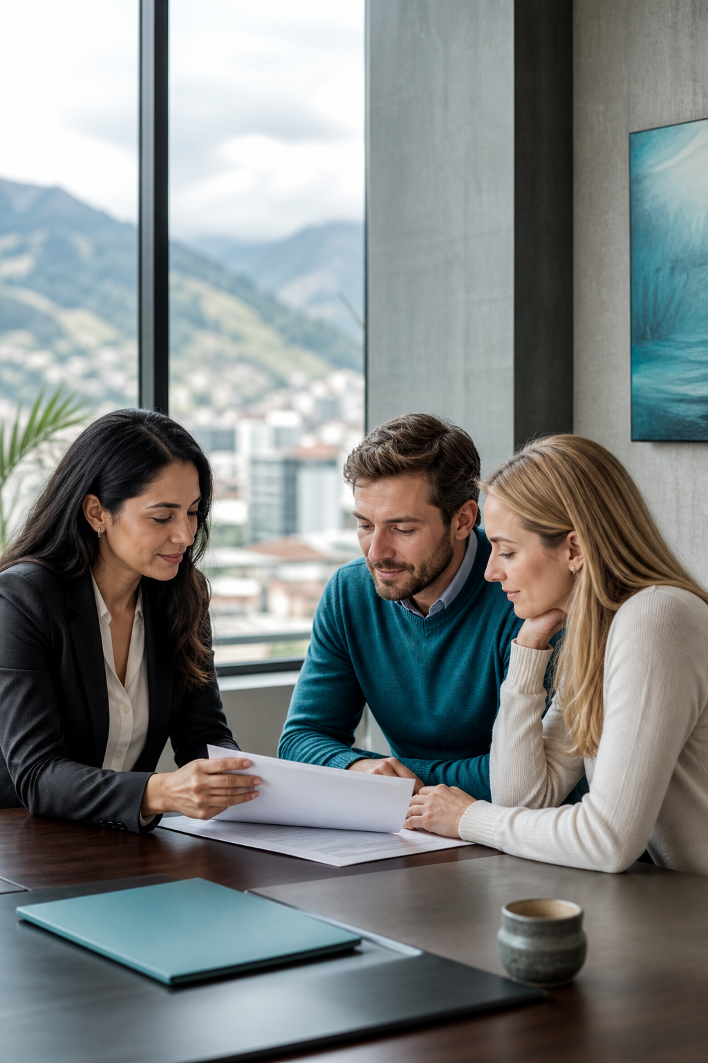 International clients receiving professional tax guidance in Ecuador